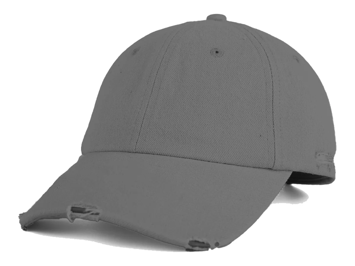 Custom grey unstructured dad hat in washed cotton for lifestyle and retail collections - Crownflow Headwear